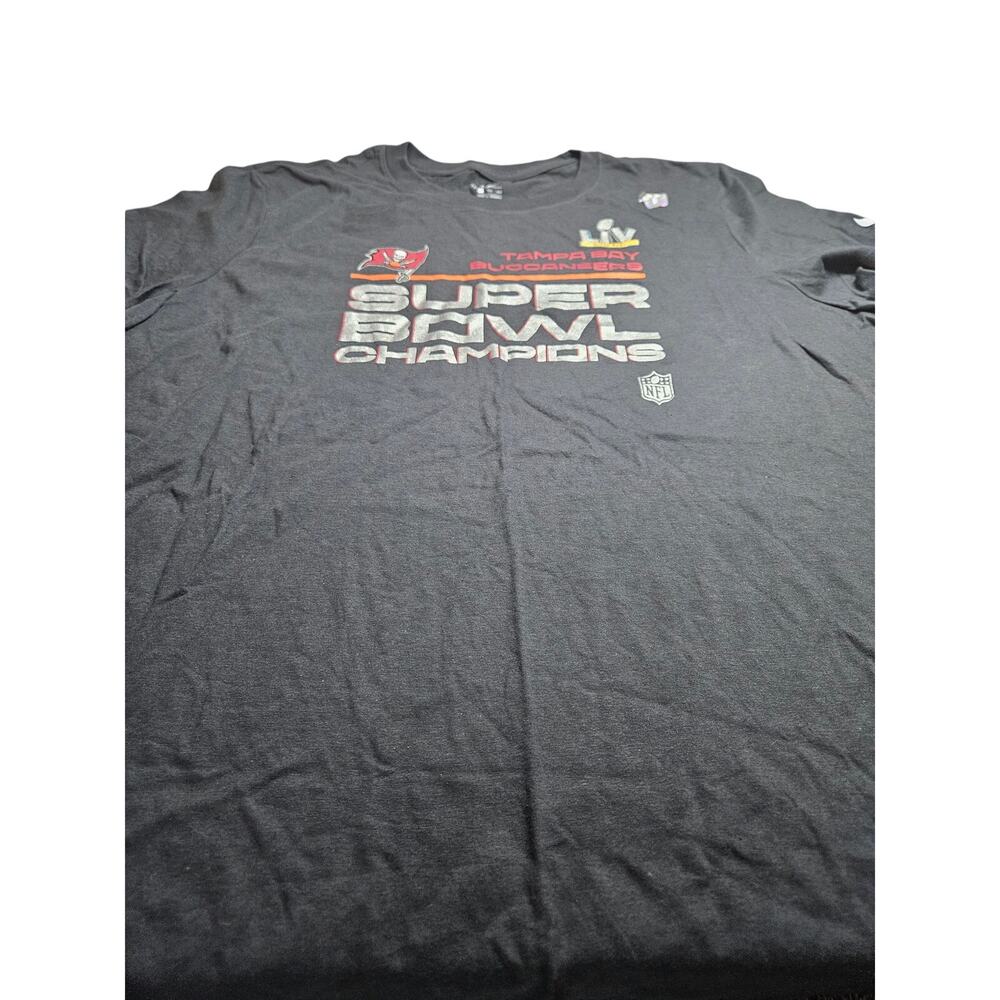 Nike Tampa Bay Bucs Super Bowl Champs T Shirt Grey Size XXL